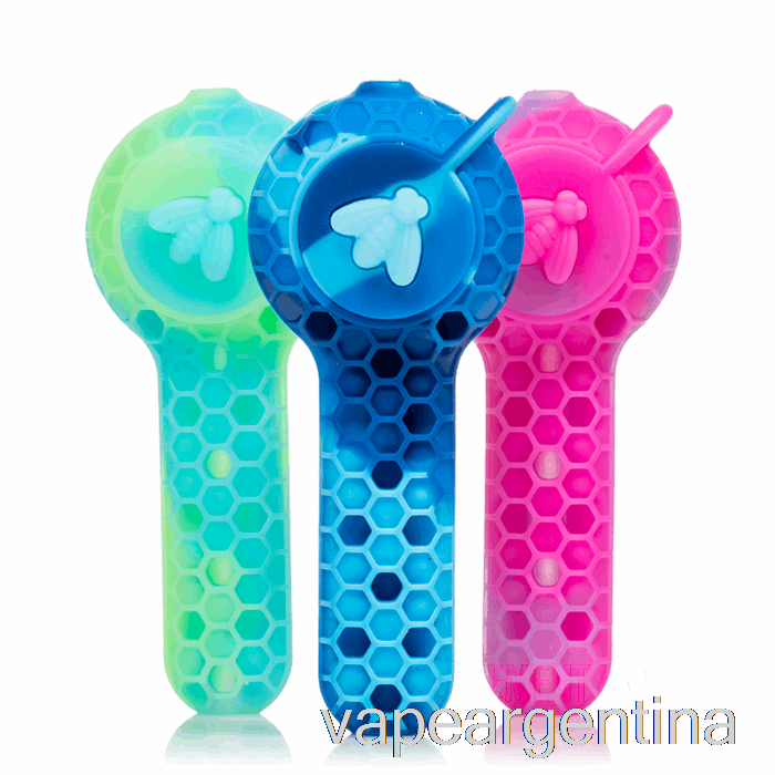 Stratus Cuchara De Silicona 2 En 1 Negro/uv Slime (negro/uv Verde) Vape Descartable